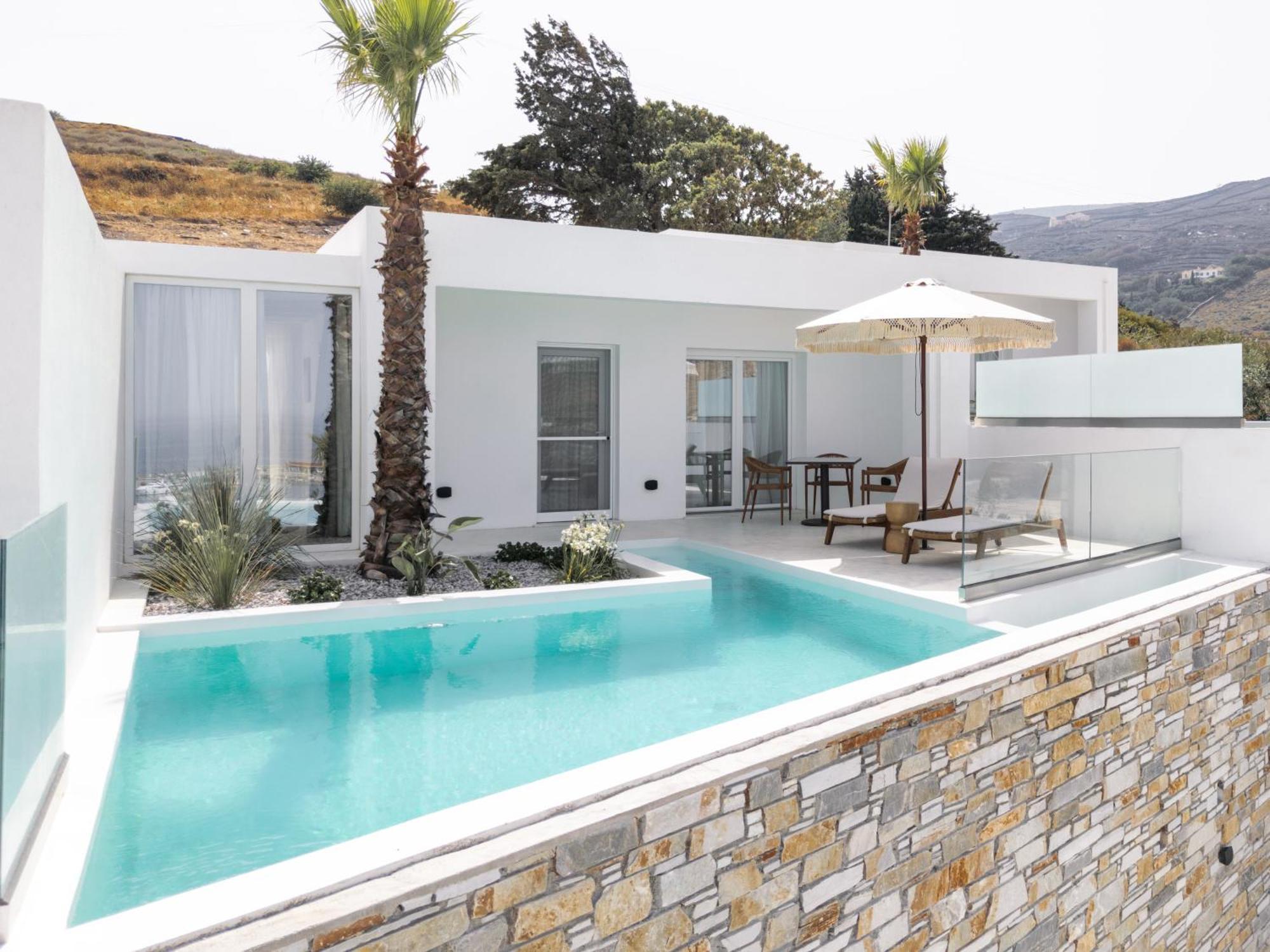 Golden Vista, Beachfront Suites By Explore Andros エクステリア 写真