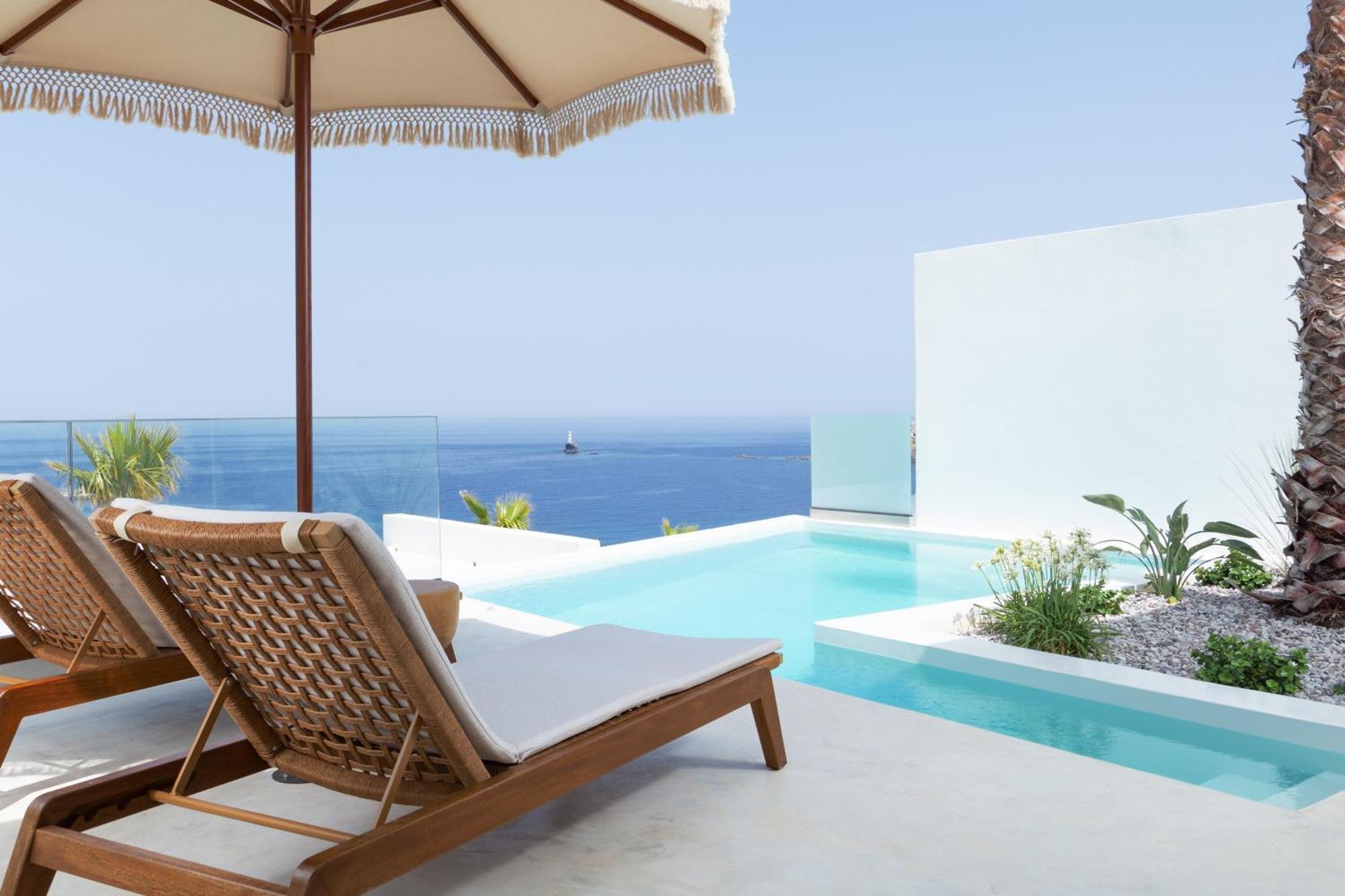 Golden Vista, Beachfront Suites By Explore Andros エクステリア 写真